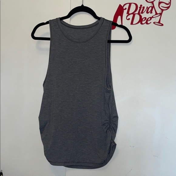 Lululemon Athletica Charcoal Tank Top - Picture 1 of 4